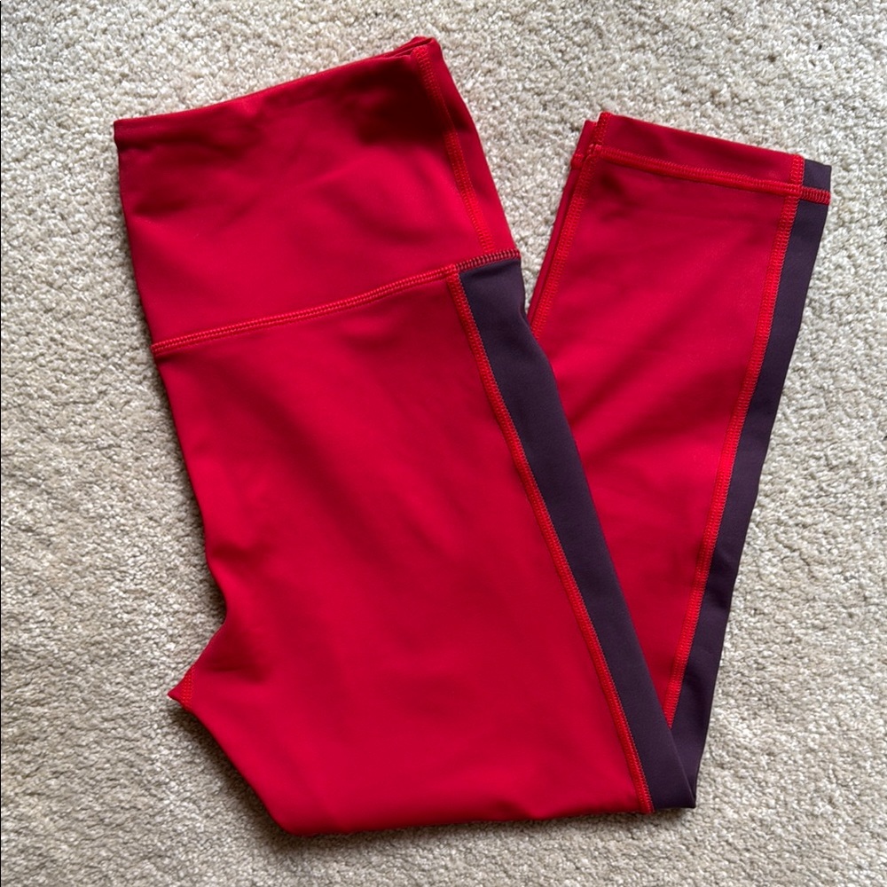 ZYIA Red and Purple Leggings
